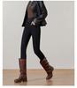 Cotton Avocado Slimming Pencil Pants - Women's Long Casual Leggings for Autumn/Winter 2024