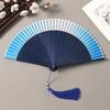 Hollow Carving Bamboo Folding Fan Portable Dance Fan Chinese Style Retro Hand Fan  Gift Giving