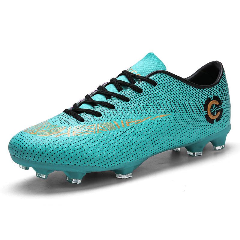 Football Shoes Men AG Broken Nails Children Boys Young Students Training Shoes Competition Plus Size 4648