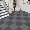 10PCS 30cm/11.81 Inch Self-adhesive Carpet Tile Stickers, Square Mats, Peeling Stickers, Carpets, DIY Flooring, Home Decoration
