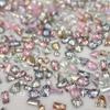 12 Gitter Gemischte Mini Zirkon Nagel Diamanten Pferdeaugen Diamanten Weiß Champagner Nagel Strass Glänzend Bunte Nagel Juwelen Nagel Charms