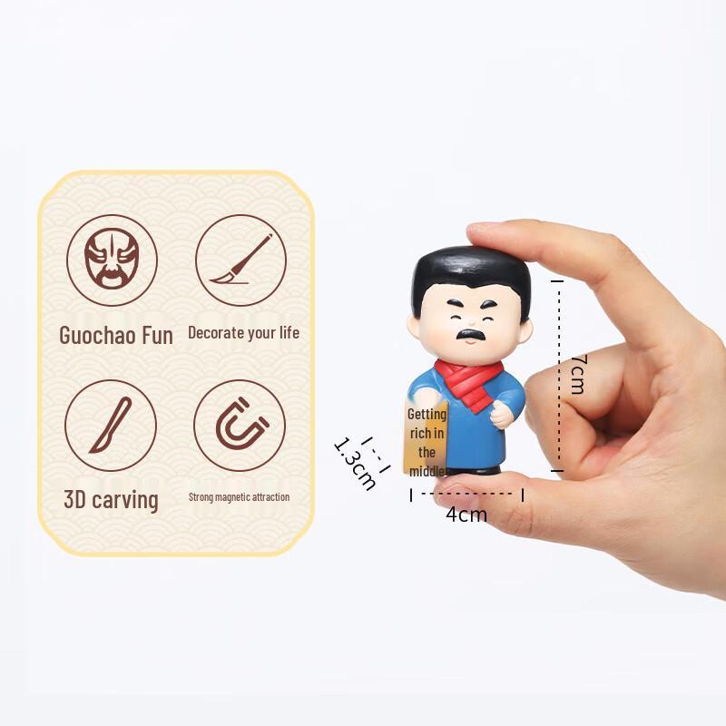 Lu Xun Resin Refrigerator Magnets