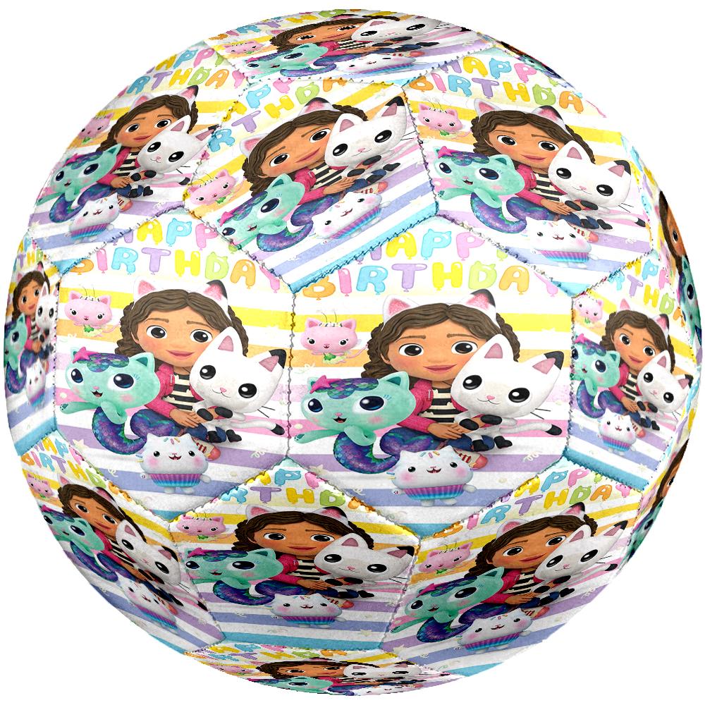 Gabby’s Dollhouse Theme Size 5 Soccer Ball, Suitable for Both Indoor and Outdoor Matches, a Gift Suitable for Everyone.