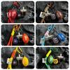 Dopamine Rugby Dumbbells Keyring Detachable Iced Americano Pendant Fitness Series Keychain  Gifts