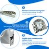 7.5M Metric Tape Measure Stainless Steel Anti-corrosion Retractable Metric Ruler Hollow Design Woodworking Measuring Tool