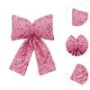 Bow Christmas Tree Decoration Wreath Bow Xmas Decor Craft Supplies For Front Door