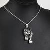 Animal Retro Men's Jewelry Casting Domineering Lion Head Long Pendant Necklace