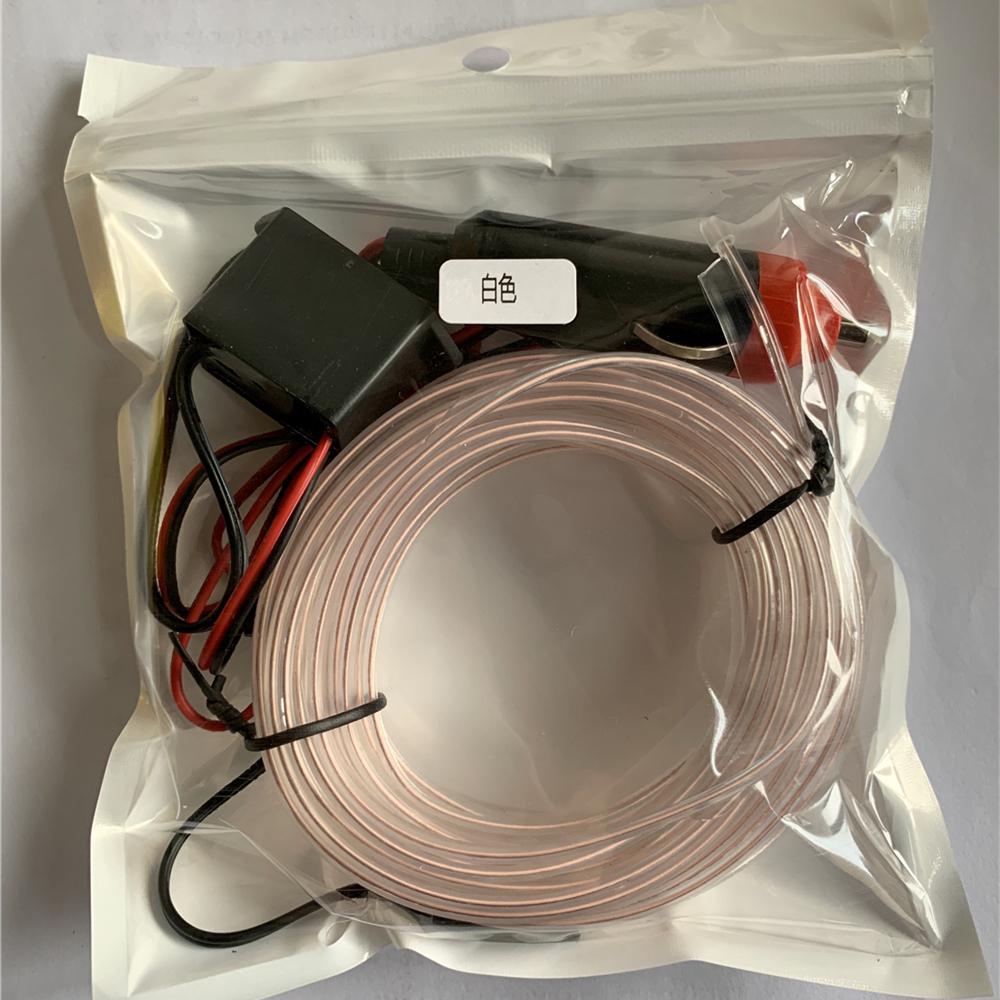 Buy 1m/3m5m Car LED Cold Lights Flexible Neon Wire Auto Lamps On Car Cold Light Strips Line