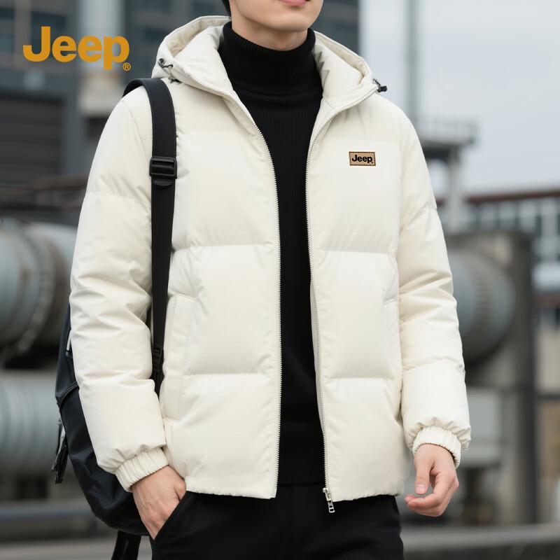 Jeep Men's Hooded Graphene Winter Padded Jacket