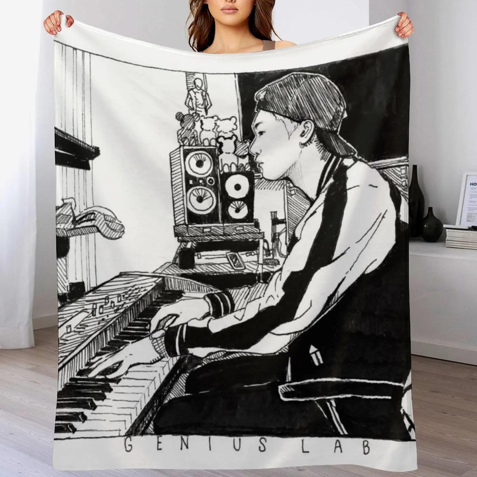 Genius Lab inktober Throw Blanket All Season Soft Lightweight Blanket for Home Size: 75*100cm, Weight: 230 GSM