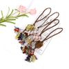 Seven-Color Crystal Pendant with Hand-Woven Tassel for Car or Home Decor