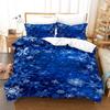 Christmas Deer 3D Digital Printing Quilt Set Three-Piece Set