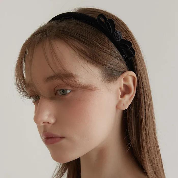 Rosette Ribbon Hair Band HB2250