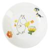 Yamaka Shoten MOOMIN Nordic Day Wedding Talerz "Herbarium", ok.. Średnica 13,5 cm, Bezpieczne w mikrofalówce, Styl, Prezent dla mamy, Prezent, Japonia,