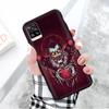 Schwarze Hülle für Xiaomi Redmi 13C Note 9 iPhone XR 7 8 14 15 11 12 13 X XS Pro Max Samsung A25 S23 S24 FE Ultra Plus Death Note