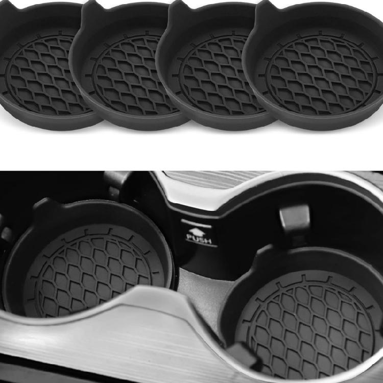 Strong Silicone Car Cup Coasters Not Shaking Mats Secure Drink Placement Easy to clean for Cars SUVs Office Desks