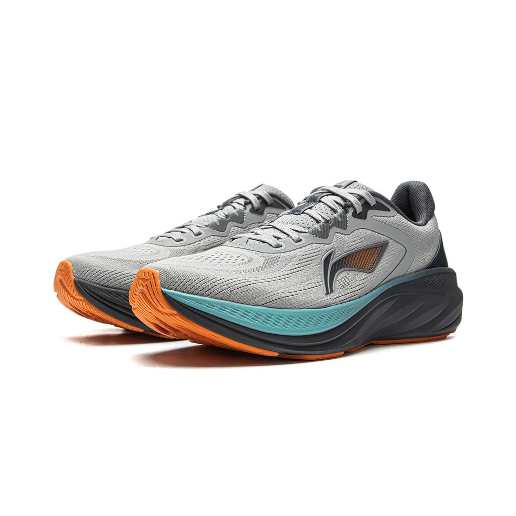 Li Ning Leisurely V2 Cushioning Slip Resistant Abrasion Resistant Breathable Low Top Rubber EVA Casual Sprint ARSV097-1