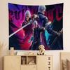 Game DDevil MMay CCry Anime Tapestry Hanging Tarot Hippie Wall Rugs Dorm Home Decor