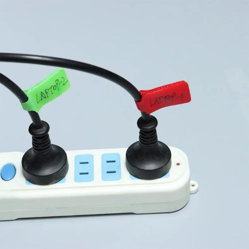 Înfășurator de sârmă Organizator de protecție a cablului Identificare a cablului Etichete de cablu din nailon Etichete de sârmă Organizare a cablurilor electrice