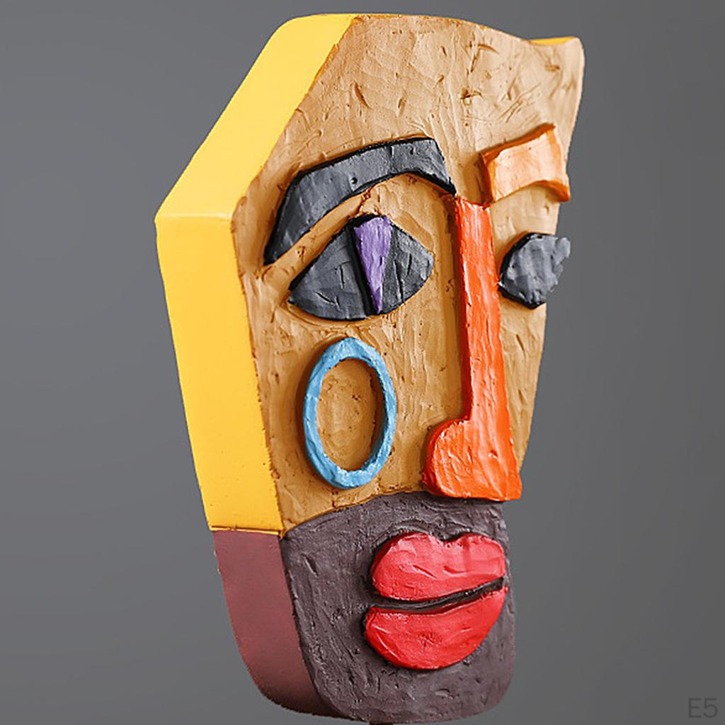 Abstrakt Resin Samlarobjekt Skulptur, Figur Statyett för Hem, Vardagsrum, Kontor, Skrivbord,