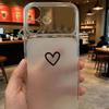 Simple Love Applies To Apple 16/17Pro Large Window Mobile Phone Case iPhone15/14/13 Matte 12 Soft 11
