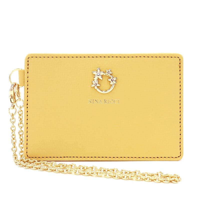 

Nina Ricci Jardin Purse Pass Case 85-1165 Yellow
