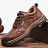 Men's Sneakers Leather Men Casual Shoes Moccasins Breathable Retro Men Sports Walking Shoe Outdoors Hiking Sneakers