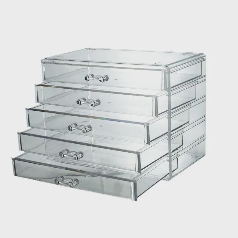 Großer Acryl-Kosmetik- und Hautpflege-Organizer