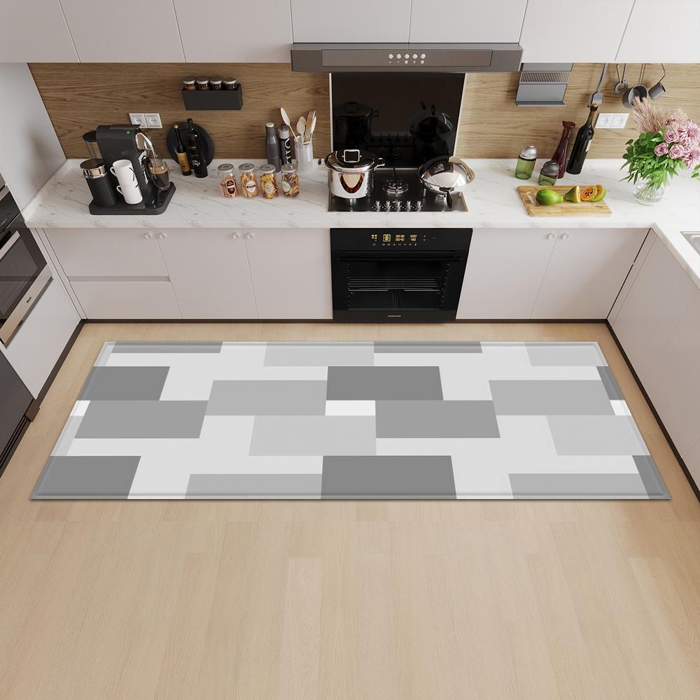 Kitchen Mat Porch Door Mat Bedroom Long Carpet Home Balcony Bathroom Non-slip Floor Living Room Carpet
