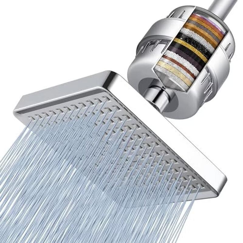 

TLXT 15-Stage Electroplated Shower Head & Filter Set