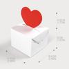 10Pcs Foldable Paper Gift Packaging Box Candy Chocolate Holder Box For Valentines Day Wedding Anniversary Gift Wrapping