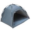 Cat Tent Bed Large Space Breathable Comfortable Washable Pet Tent House for Pet Cat Dog All Seasons S Size Blue