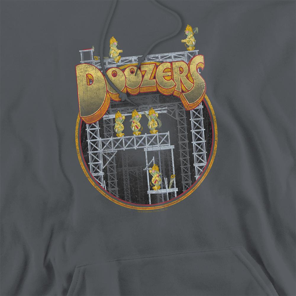 Fraggle Rock Unisex Adult Doozers Construction Heather Hoodie
