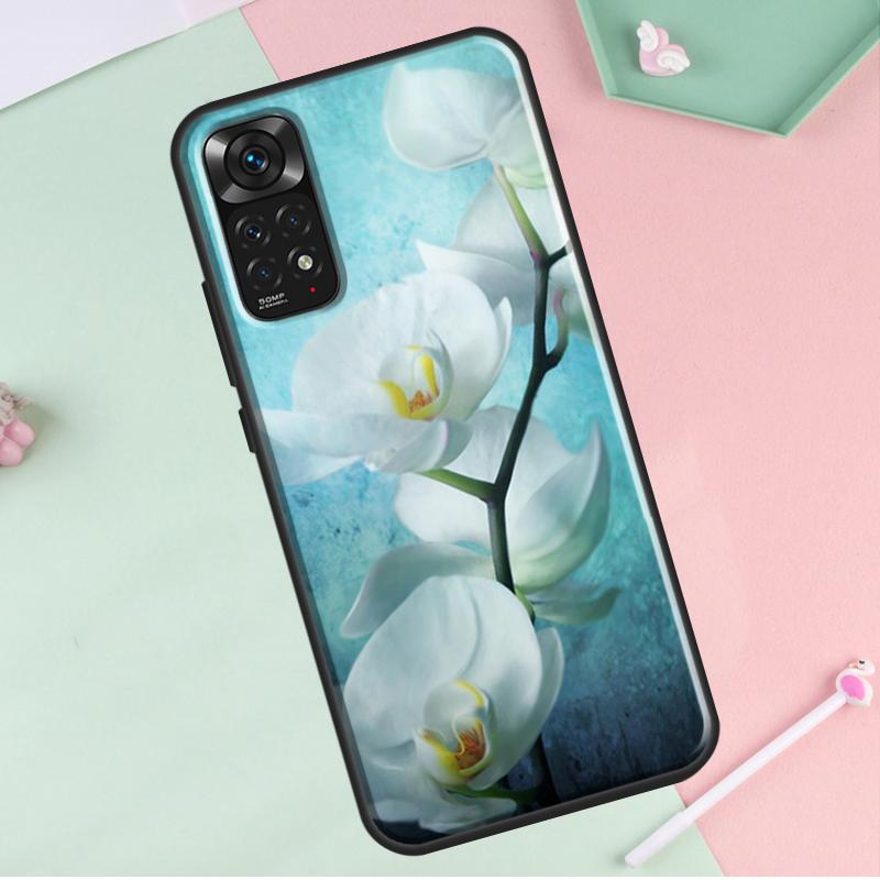 Orchid Flowers Colorful For Redmi Note 12 Pro Plus Cover For Redmi Note 10 8 9 11 Pro 12S 11S 10S 9S 9C 10C 12C Case
