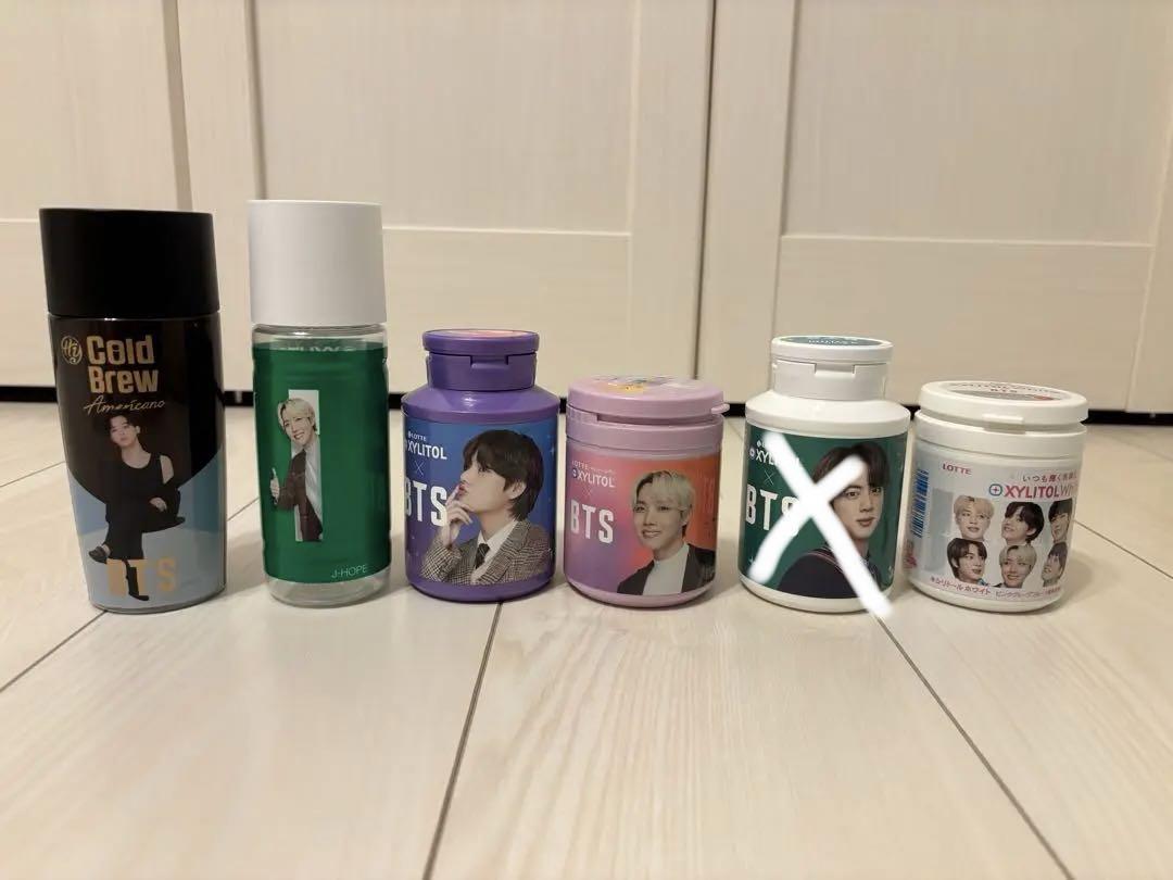 

[USED] BTS Xylitol Gum Cold Brew Empty Bottle
