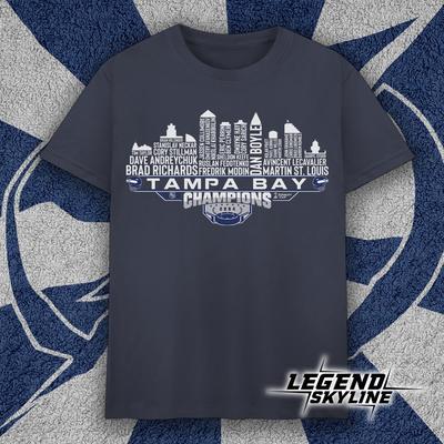 Tampa Bay Dream Team Hockey Champions 2004, Tampa Bay City Skyline Shirt and Kids Tshirt