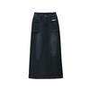Women's High-Waisted A-Line Denim Skirt - Slimming, Medium-Length Pencil Style for Spring/Autumn 2026