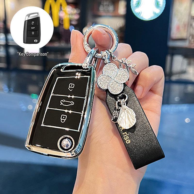 Volkswagen Passat Key Cover for 2017/18 Models - Dedicated SAIC Passat Car Key Shell with Buckle