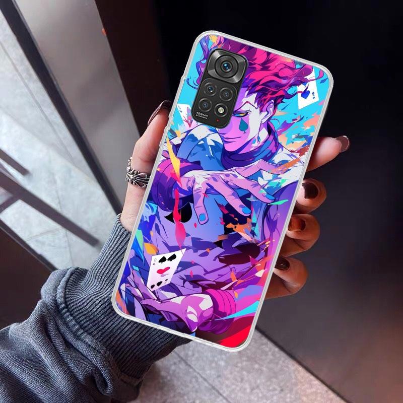 Huner X-Hunters Hisoka Phone Case For Xiaomi Redmi Note 10 11 12 13 14 15 Pro Plus 11S 12S 14S 11T 11E 10S Soft TPU Back Cover R