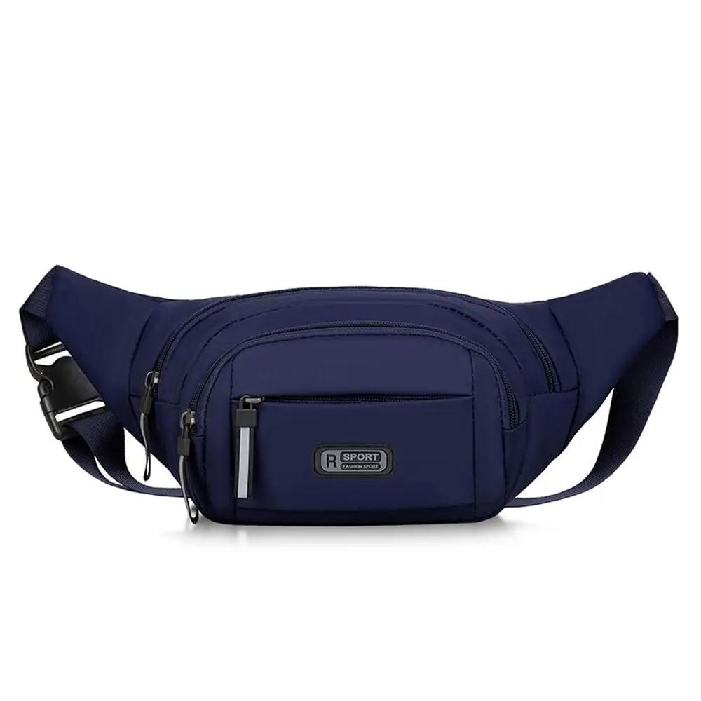 Waterproof Waist Bag Korean- High-capacity Outdoor Sports Fanny Pouch Canvas Child Banana Bag for Girls Kids Bag
