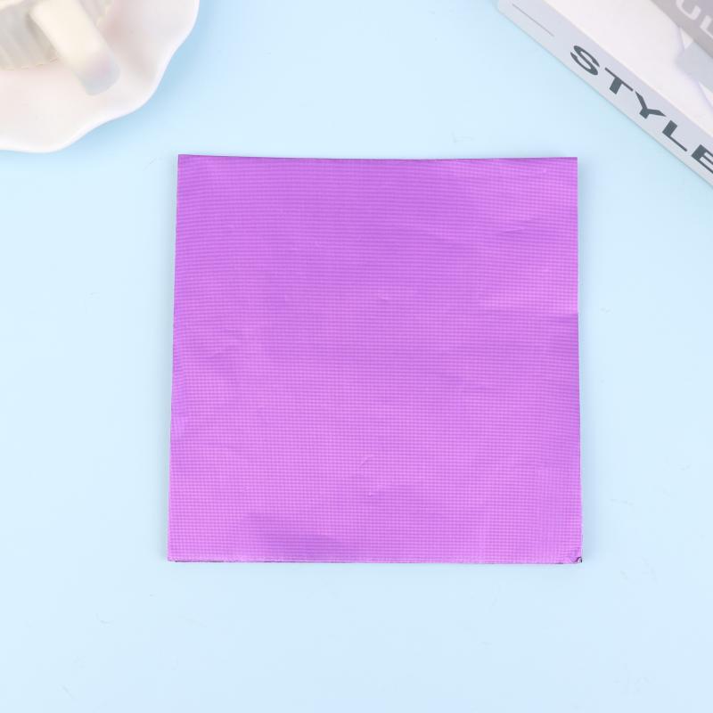 100Pcs 15X15Cm Aluminum Foils Wrapping Paper Sheets Foil Candy Package Paper Chocolate Wedding Party Candy Packaging