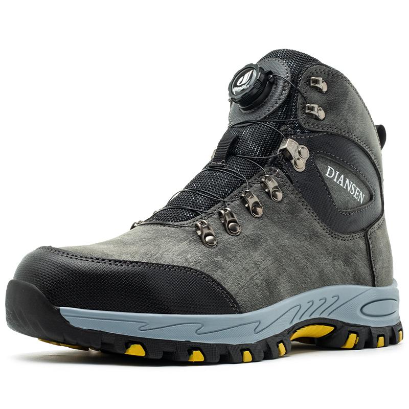 

Anti Shock Security Protective Shoes Rotating Button Indestructible Safety Shoes Steel Toe Work Hiker Boots Anti-smash Boots 40