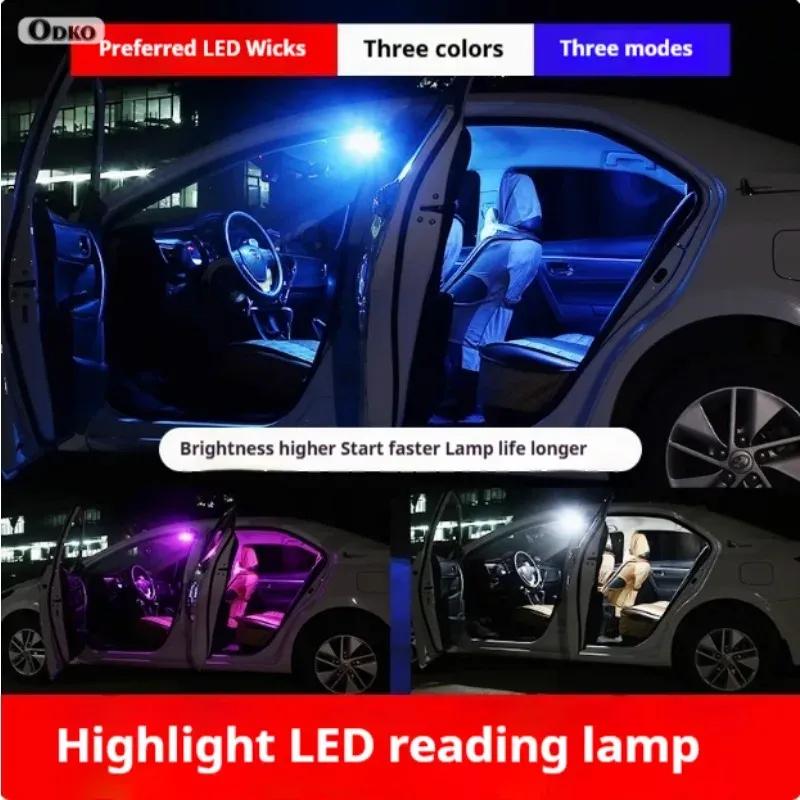For Peugeot 5008 2009-2018 12Pcs LED Interior Reading Light Trunk Plate Bulb Kit Hatchback Saloon Signal Lamp Car Lights