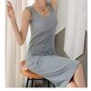 Women Fashion Round Neck Sexy Sleeveless Mini Dress Fashion Dress