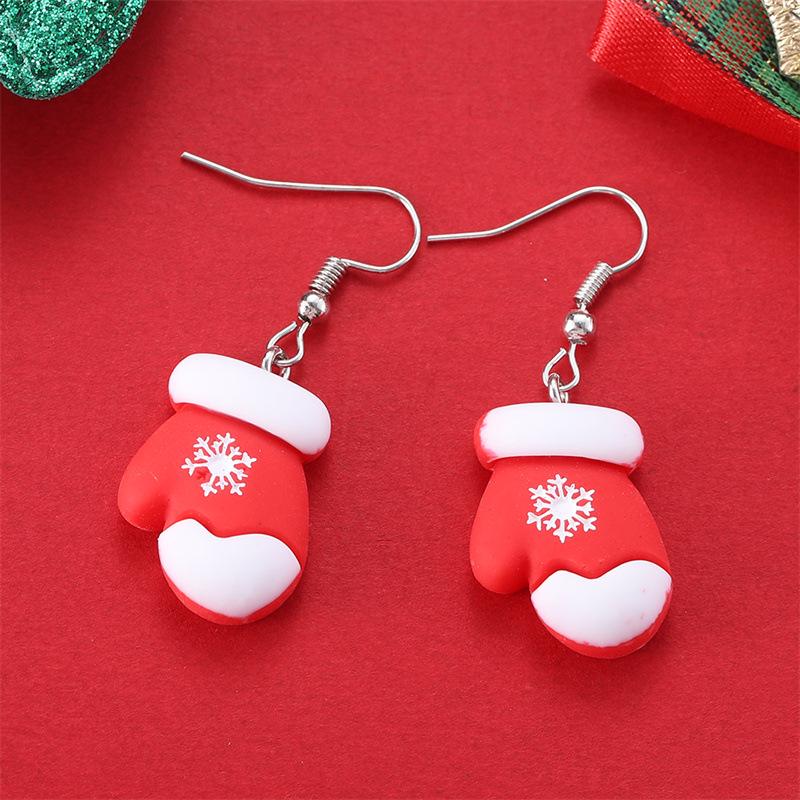 

Trendy Christmas Cartoon Earrings - Cute Santa & Reindeer Ear Studs
