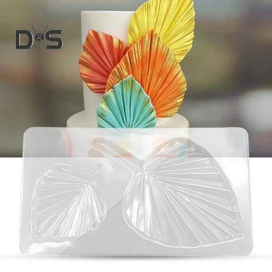 Fondant Mold Exquisite Shape Transparent Plastic Leaf Modeling Fondant Mold DIY Cake Decoration Kitchen Supplies