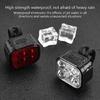 Multimodel Cycling Light Set Charging Bicycles Light Cycling Bike Taillights for Safe Night Commuting