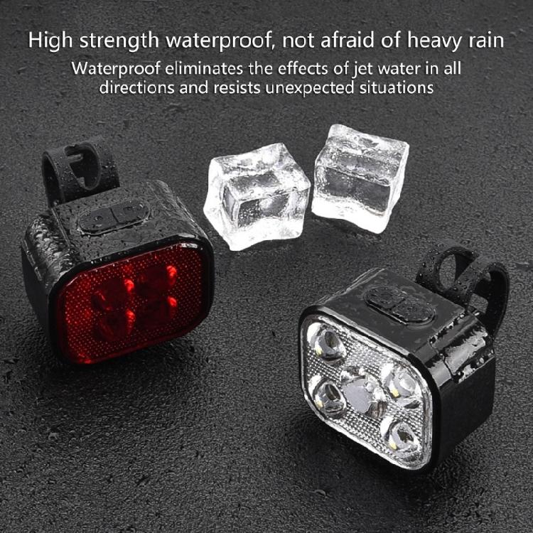 Multimodel Cycling Light Set Charging Bicycles Light Cycling Bike Taillights for Safe Night Commuting