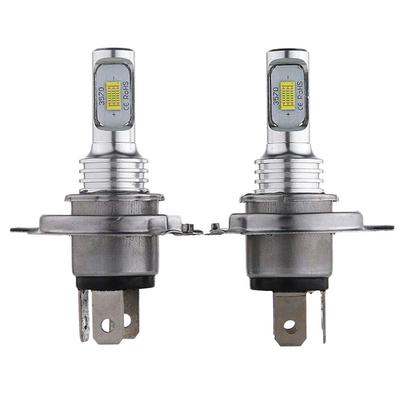 Katigan H4 9003 2 LED Far Ampul Kiti Yüksek Düşük Hüzmeli Parlak 35W 4 6K Beyaz