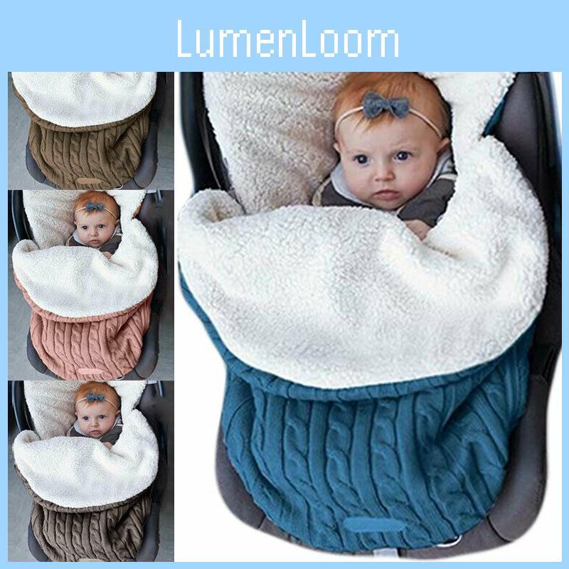 Weicher und warmer Babyschlafsack, ideal für Kinderwagen und Autositze